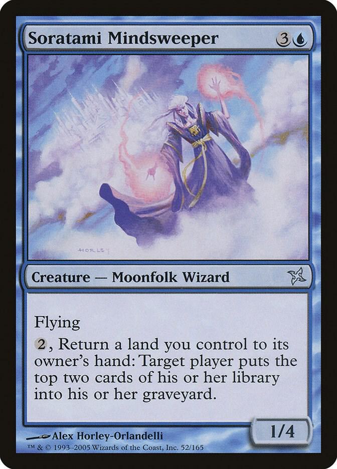 Soratami Mindsweeper 52 card from Betrayers of Kamigawa