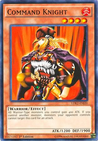 Command Knight LDK2-ENJ20 card from Legendary Decks II