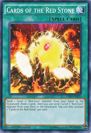 Cards of the Red Stone LDK2-ENJ25 card from Legendary Decks II