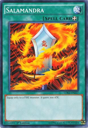 Salamandra LDK2-ENJ27 card from Legendary Decks II