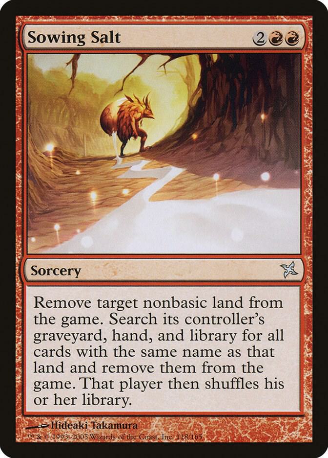 Sowing Salt 118 card from Betrayers of Kamigawa