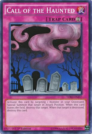 Call of the Haunted LDK2-ENJ37 card from Legendary Decks II