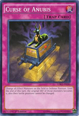 Curse of Anubis LDK2-ENJ40 card from Legendary Decks II