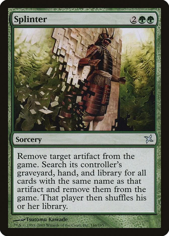 Splinter 146 card from Betrayers of Kamigawa