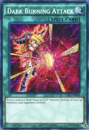 Dark Burning Attack LDK2-ENS04 card from Legendary Decks II
