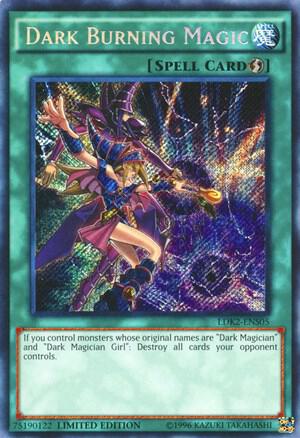 Dark Burning Magic LDK2-ENS05 card from Legendary Decks II
