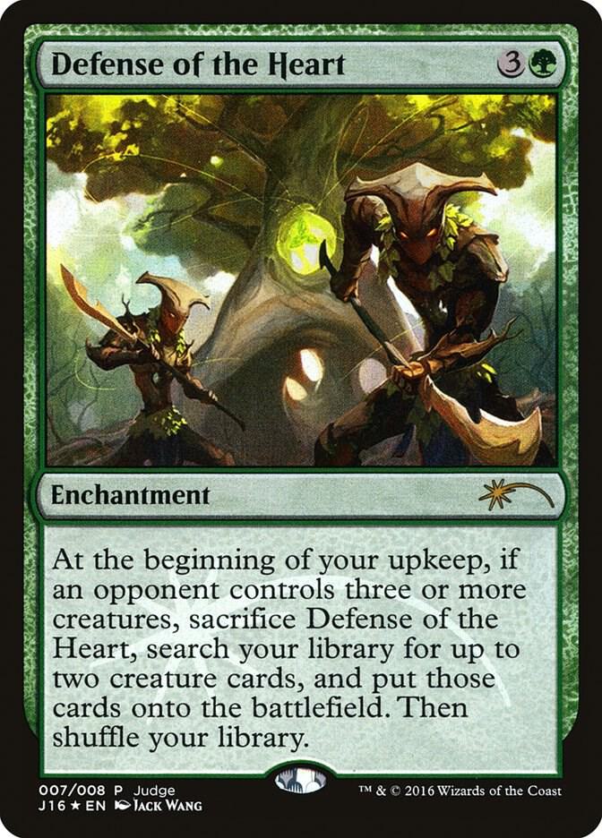 Defense of the Heart 7 card from Judge Promos