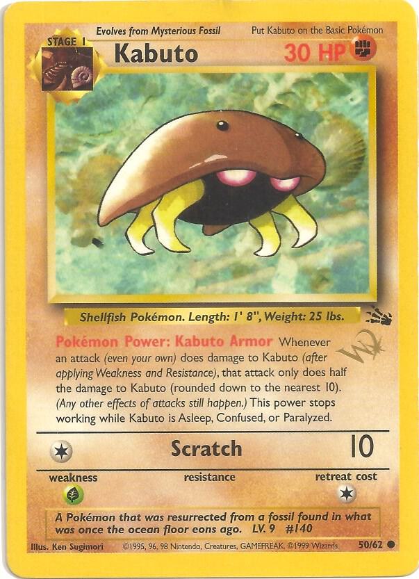 Kabuto [W Stamped] 50/62 card from WoTC Promo
