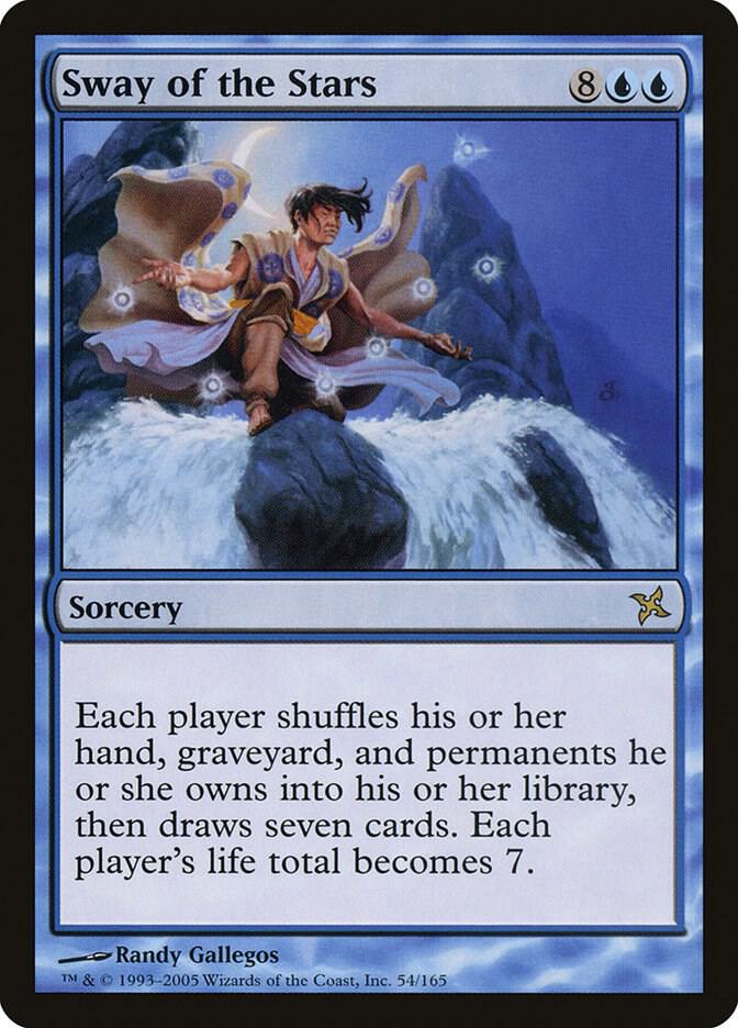 Sway of the Stars 54 card from Betrayers of Kamigawa