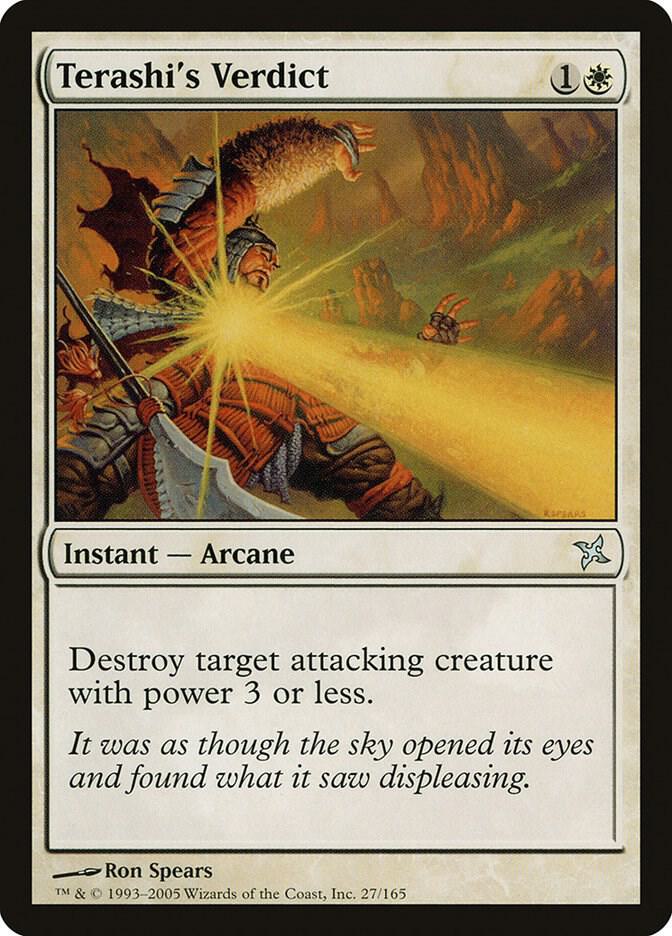 Terashi's Verdict 27 card from Betrayers of Kamigawa