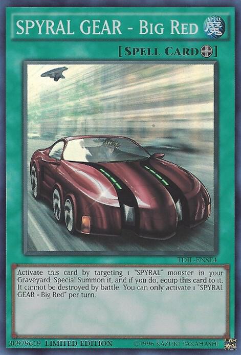 SPYRAL GEAR - Big Red TDIL-ENSE4 card from The Dark Illusion