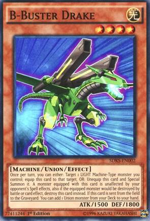 B-Buster Drake SDKS-EN002 card from Structure Deck: Seto Kaiba