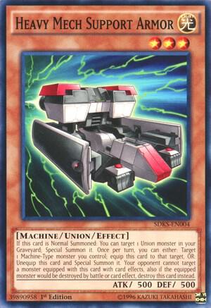Heavy Mech Support Armor SDKS-EN004 card from Structure Deck: Seto Kaiba