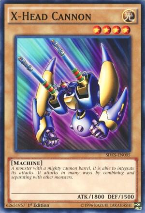 X-Head Cannon SDKS-EN005 card from Structure Deck: Seto Kaiba