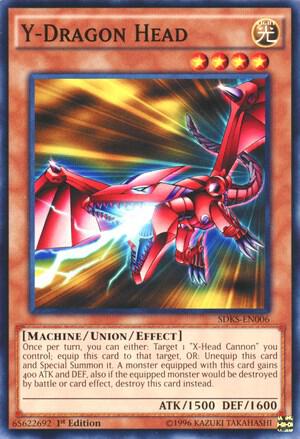 Y-Dragon Head SDKS-EN006 card from Structure Deck: Seto Kaiba