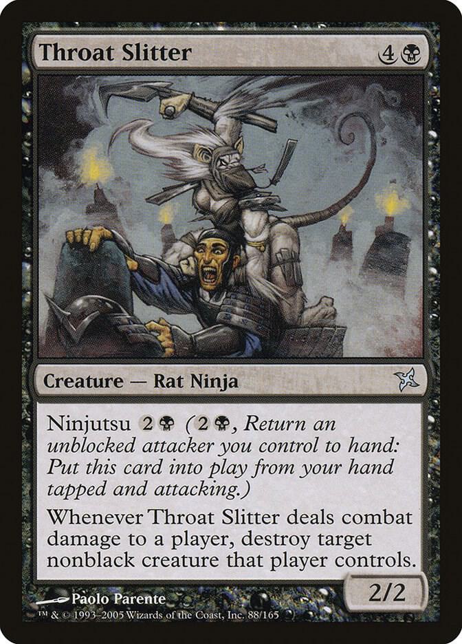 Throat Slitter 88 card from Betrayers of Kamigawa