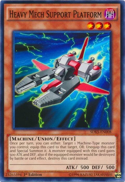 Heavy Mech Support Platform SDKS-EN008 card from Structure Deck: Seto Kaiba