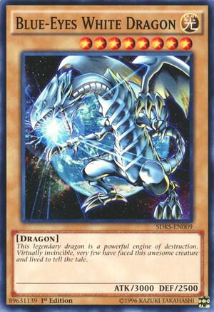 Blue-Eyes White Dragon SDKS-EN009 card from Structure Deck: Seto Kaiba