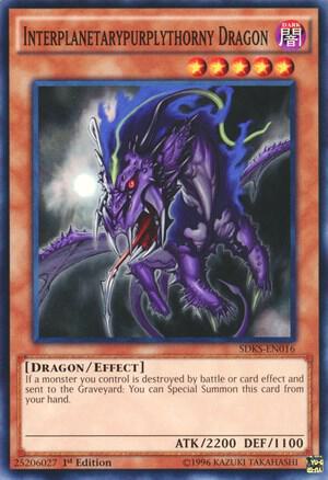 Interplanetarypurplythorny Dragon SDKS-EN016 card from Structure Deck: Seto Kaiba