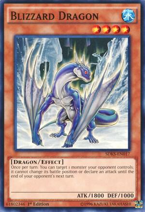 Blizzard Dragon SDKS-EN017 card from Structure Deck: Seto Kaiba