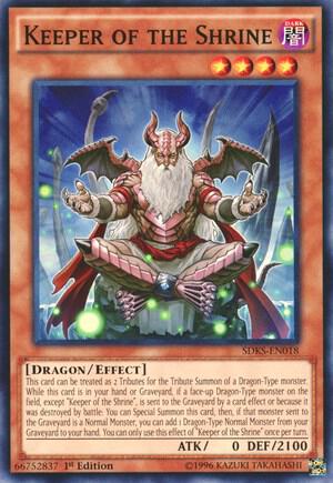 Keeper of the Shrine SDKS-EN018 card from Structure Deck: Seto Kaiba