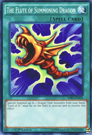 The Flute of Summoning Dragon SDKS-EN023 card from Structure Deck: Seto Kaiba
