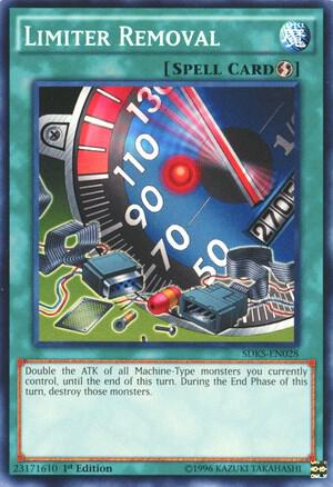 Limiter Removal SDKS-EN028 card from Structure Deck: Seto Kaiba