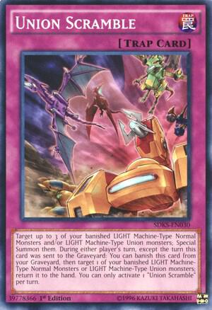 Union Scramble SDKS-EN030 card from Structure Deck: Seto Kaiba