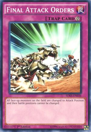 Final Attack Orders SDKS-EN036 card from Structure Deck: Seto Kaiba