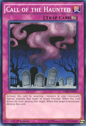 Call of the Haunted SDKS-EN037 card from Structure Deck: Seto Kaiba