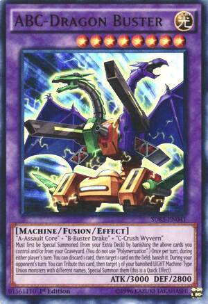 ABC-Dragon Buster SDKS-EN041 card from Structure Deck: Seto Kaiba