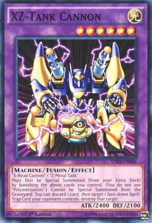 XZ-Tank Cannon SDKS-EN044 card from Structure Deck: Seto Kaiba