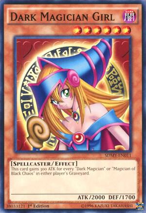 Dark Magician Girl SDMY-EN011 card from Structure Deck: Yugi Muto