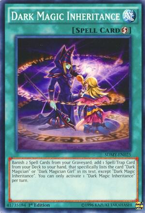 Dark Magic Inheritance SDMY-EN025 card from Structure Deck: Yugi Muto