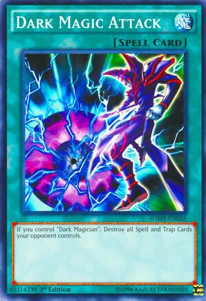 Dark Magic Attack SDMY-EN026 card from Structure Deck: Yugi Muto