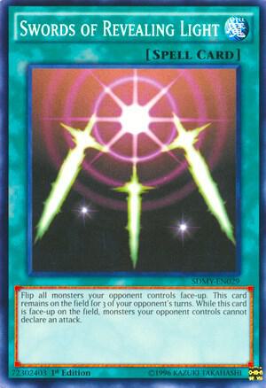 Swords of Revealing Light SDMY-EN029 card from Structure Deck: Yugi Muto
