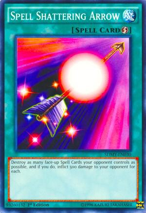 Spell Shattering Arrow SDMY-EN030 card from Structure Deck: Yugi Muto