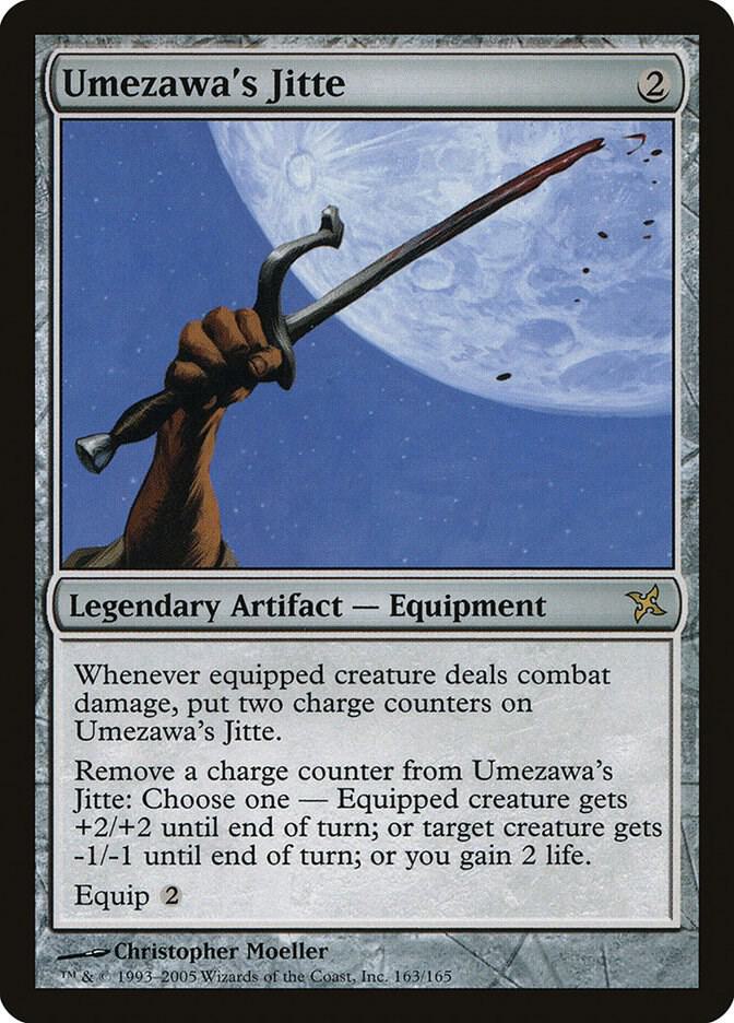 Umezawa's Jitte 163 card from Betrayers of Kamigawa