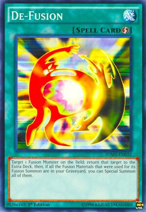 De-Fusion SDMY-EN032 card from Structure Deck: Yugi Muto