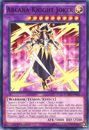 Arcana Knight Joker SDMY-EN042 card from Structure Deck: Yugi Muto