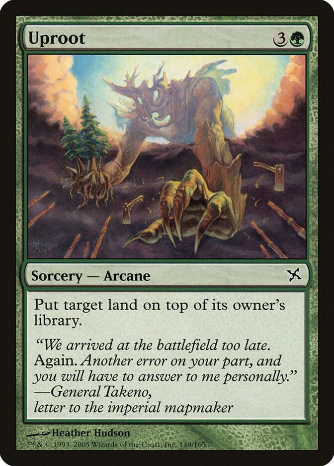 Uproot 149 card from Betrayers of Kamigawa