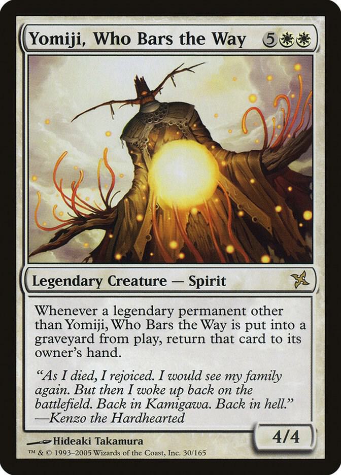 Yomiji, Who Bars the Way 30 card from Betrayers of Kamigawa