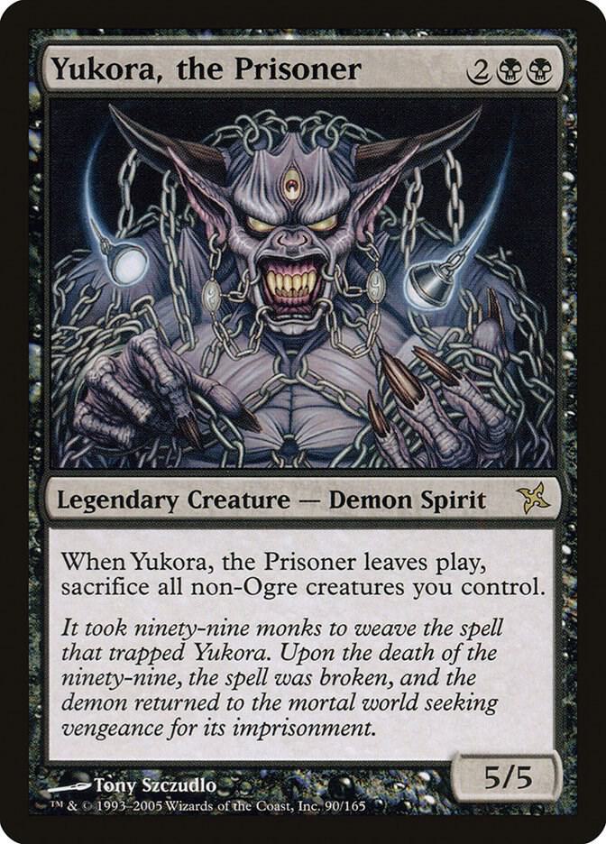 Yukora, the Prisoner 90 card from Betrayers of Kamigawa