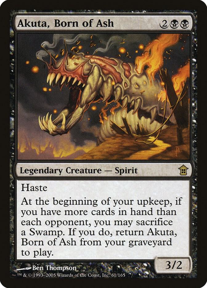 Akuta, Born of Ash 61 card from Saviors of Kamigawa