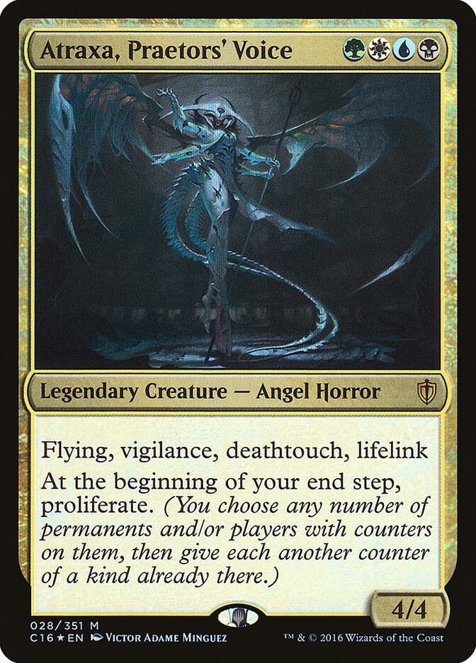 Atraxa, Praetors' Voice 28 card from Commander 2016