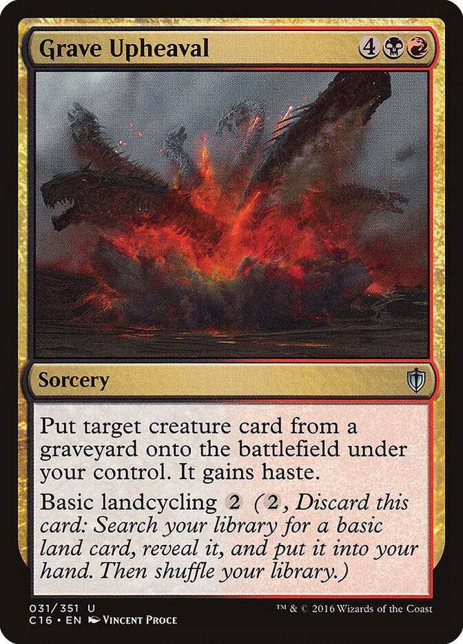 Grave Upheaval 31 card from Commander 2016