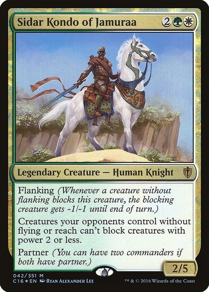 Sidar Kondo of Jamuraa 42 card from Commander 2016