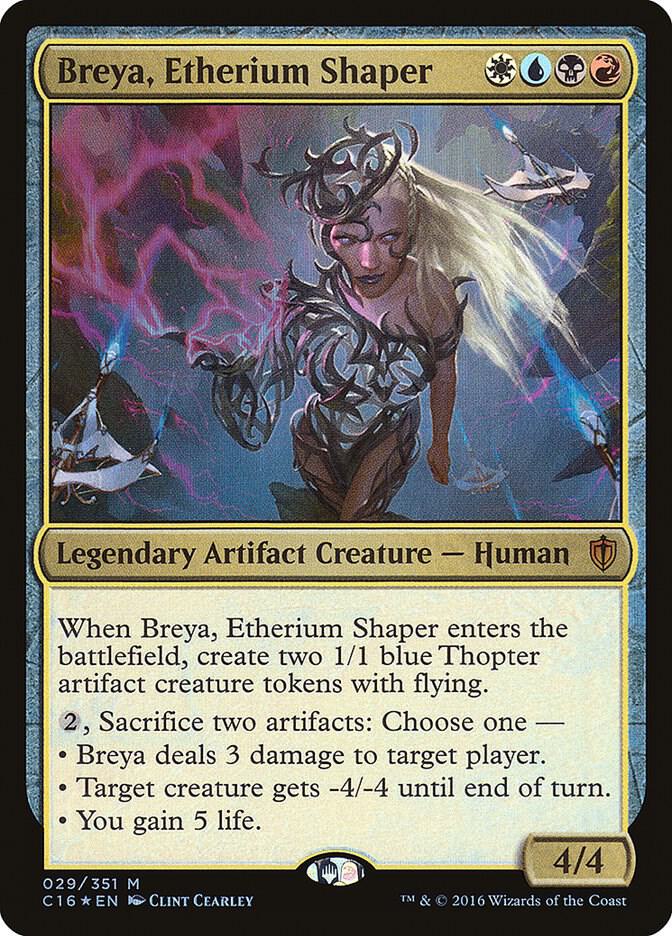Breya, Etherium Shaper 29 card from Commander 2016
