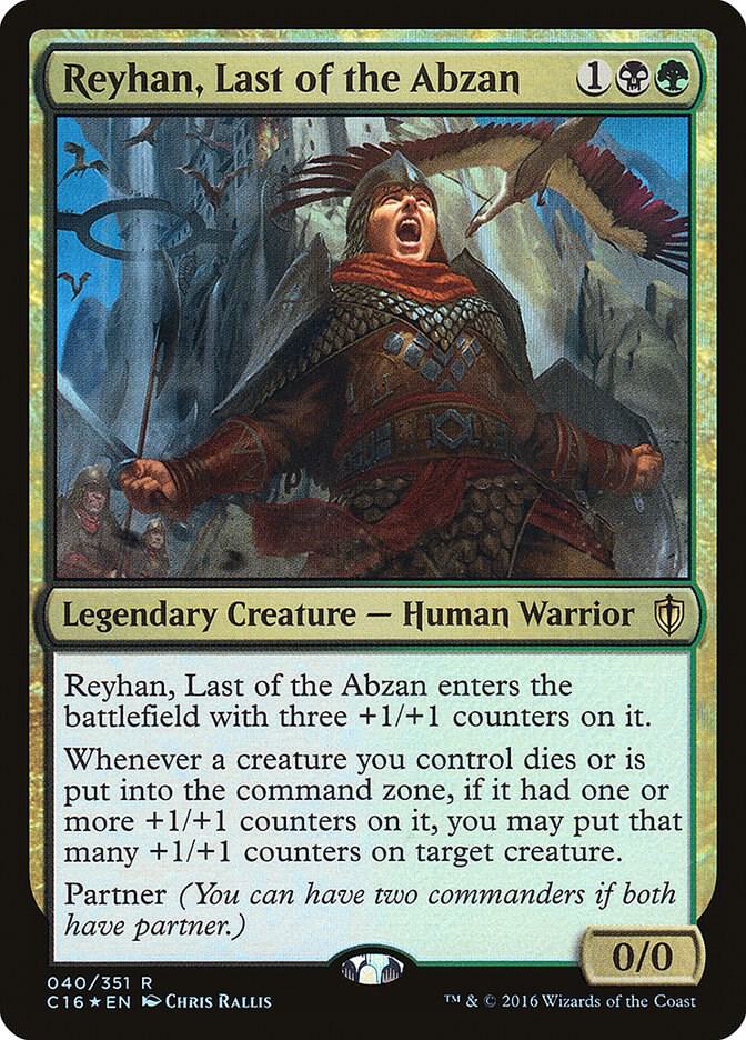 Reyhan, Last of the Abzan 40 card from Commander 2016