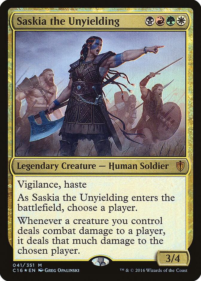 Saskia the Unyielding 41 card from Commander 2016
